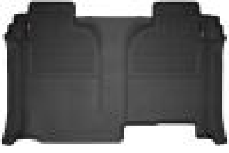 GMC Sierra 3500 HD Floor Mats - Rear - Husky Liners - X-act Contour - Black - `20-`23